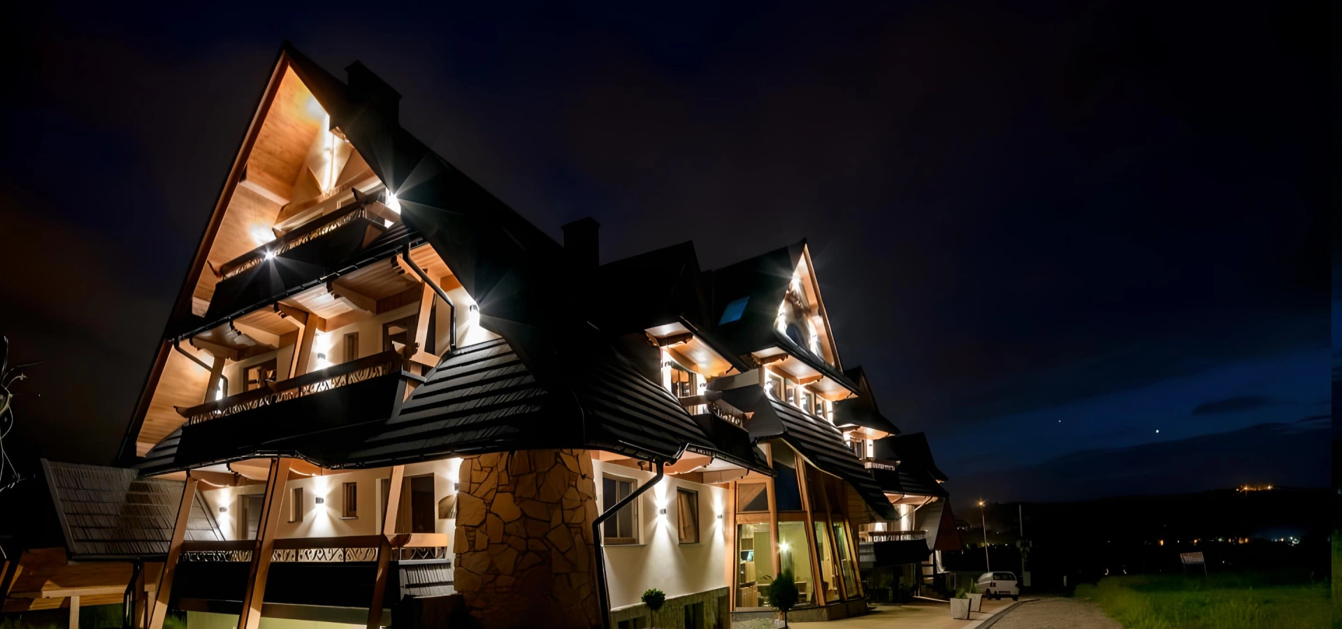 Bergsutsikt nära Montenero Resort&SPA